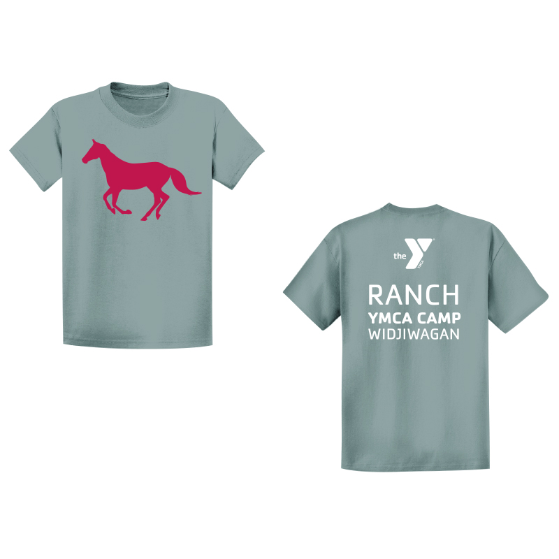 Ranch Camp T-Shirt-Grey